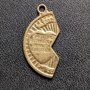 Vintage 14" GP  Princess Pride Creation Mizpah Half Coin